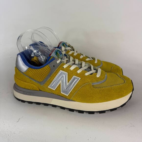 New Balance 574 Bodega Legacy Arrival Sneakers Mens 10 Yellow Athletic Shoes - Picture 2 of 12